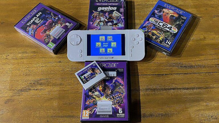 L&rsquo;ordinateur de poche Evercade EXP est maintenant en vente sur bol.com