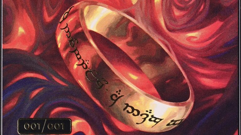 Une rare carte The One Ring MTG trouvée et qui vaut déjà 2 millions d&rsquo;euros