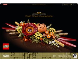 Arrangement floral de fleurs séchées d'icônes LEGO - Collection botanique - 10314 Image
