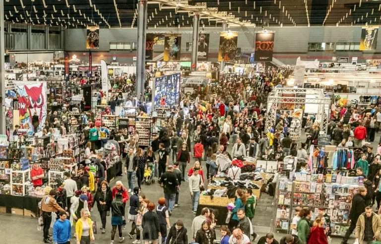 Tout ce qu'un geek de jeux ou de films peut désirer peut être trouvé sur ce stand néerlandais du Comic Con