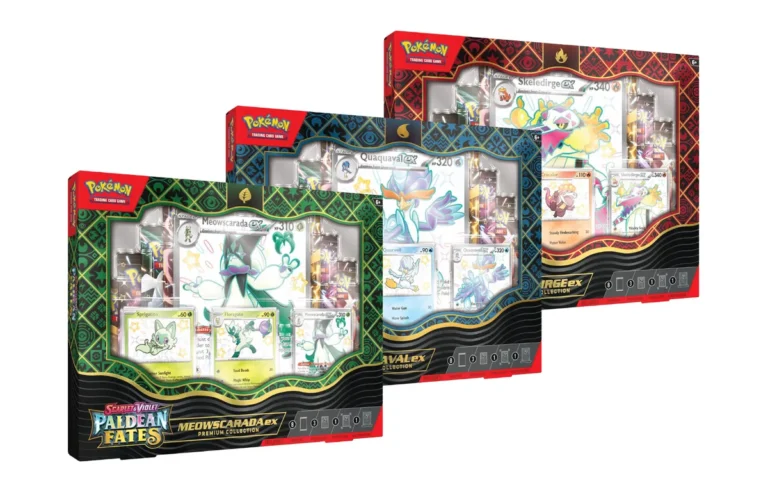 Courez la chance de gagner dès maintenant une boîte de collection premium Destinées Paldéennes du JCC Pokémon !