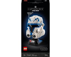 Ensemble de casque de capitaine Rex LEGO Star Wars pour les soldats, The Clone Wars Collectible - 75349 Image
