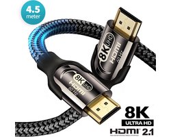 Câble HDMI DINTO® 2.1 - 4K + 8K Ultra HD - 4,5 mètres - HDMI vers HDMI Image