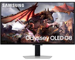 Samsung Odyssey OLED G8 LS32DG802SUXEN - Moniteur de jeu intelligent 4K QD-OLED - Tizen - Wi-Fi - Antireflet - 240 Hz - 32 pouces Image
