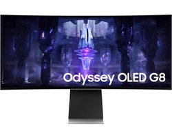 Samsung Odyssey G8 LS34BG850SUXEN - Moniteur intelligent OLED ultra-large QHD - Apple AirPlay - Tizen - Wi-Fi - 175 Hz - 34 pouces Image