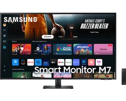 Samsung Smart M7 LS43DM702UUXEN - Moniteur intelligent 4K - Apple AirPlay - Tizen - Wi-Fi - Bluetooth - Image 43 pouces