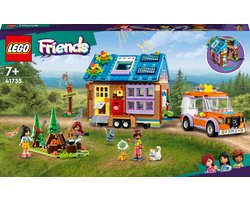 LEGO Friends Tiny House Camping Set avec forêt, animaux domestiques et voiture jouet - 41735 Image