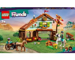 LEGO Friends 41745 Ensemble d'animaux pour enfants avec écurie de ferme et cheval d'automne