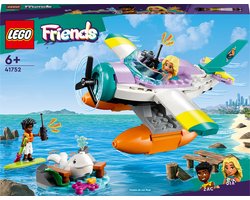 LEGO Friends - 41752 - Avion de sauvetage en mer - Ensemble de jouets et figurines d'animaux