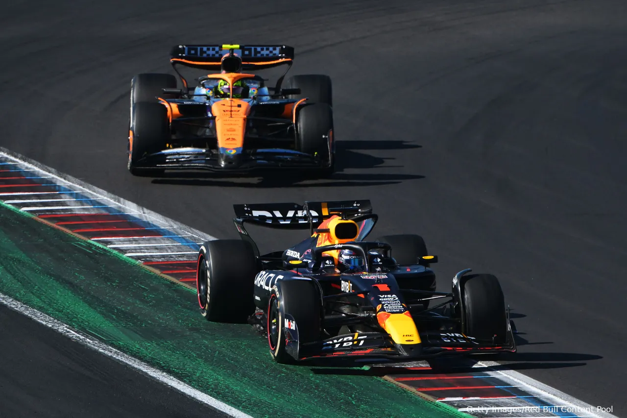 max verstappen lando norris voiture gp états-unis 2024