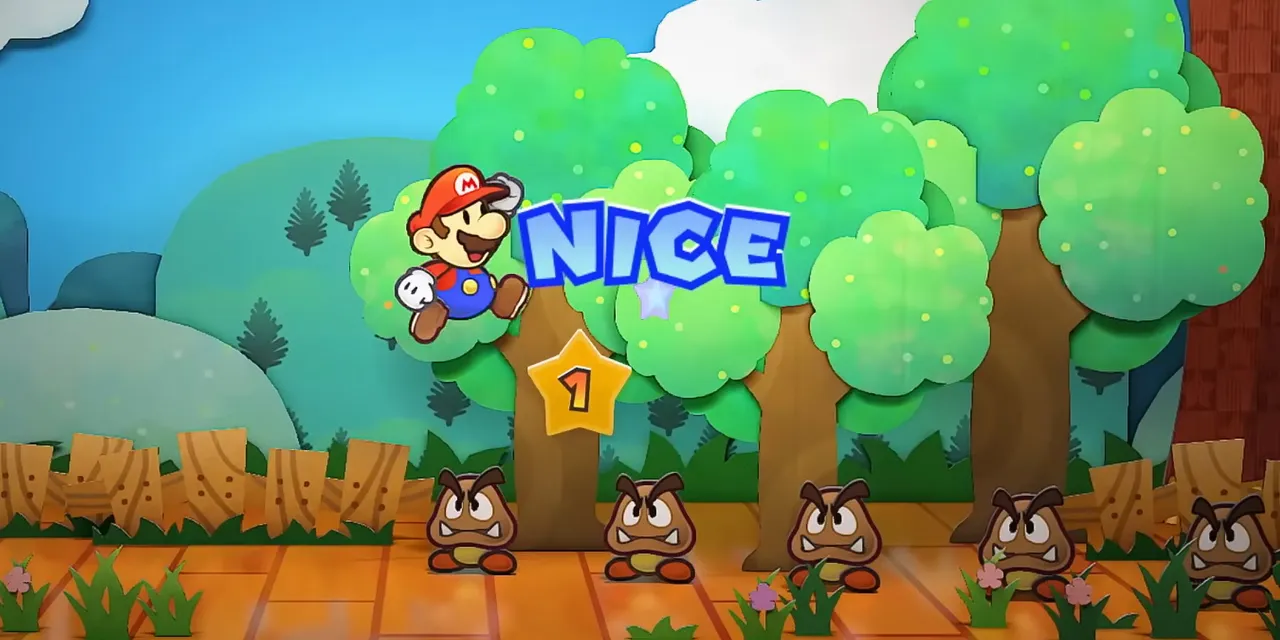 Paper Mario le combat de porte millénaire
