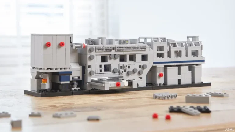 La popularité de l'ensemble LEGO soulève également des questions chez ASML