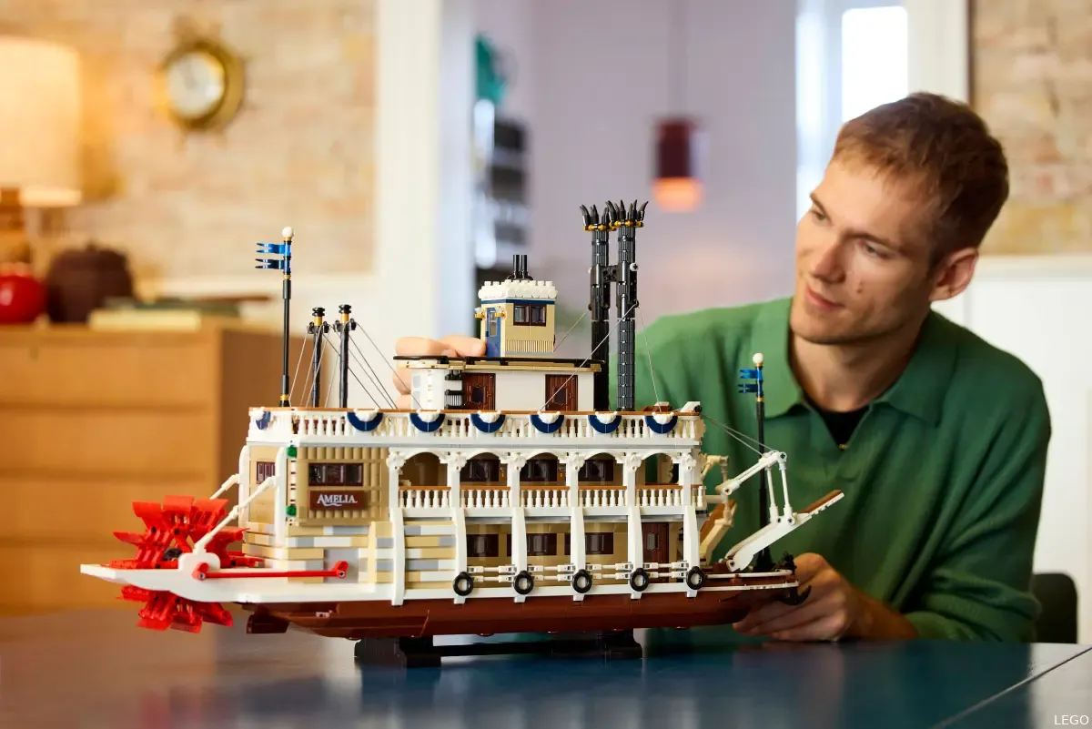 Idées Lego Steamboat River Steamboat