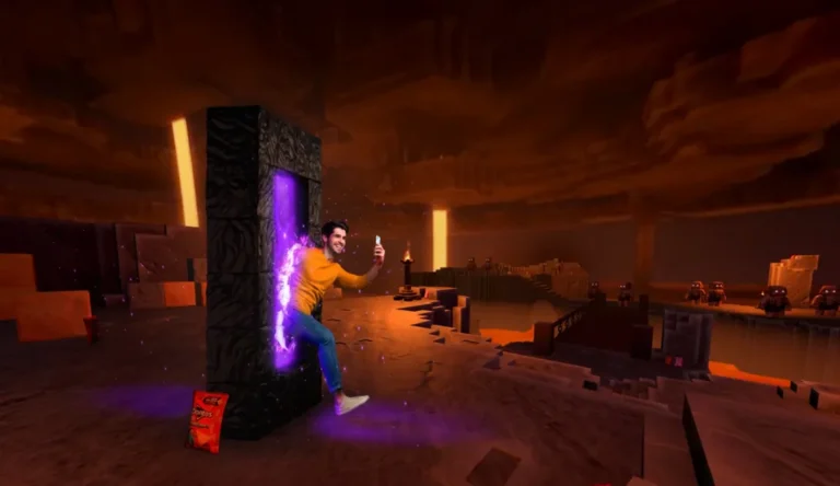 Netherportal s'ouvre à Amsterdam pour célébrer un film Minecraft