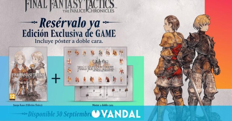 Obtenez avec une affiche finale exclusive Tactiques Foriques: The Ivalice Chronicles si vous le réservez dans le jeu