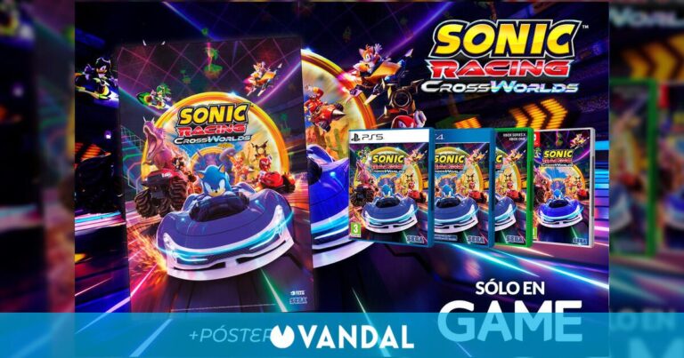 Sonic Racing Crossworlds se réserve dans le jeu et prenez une affiche de cadeau exclusive