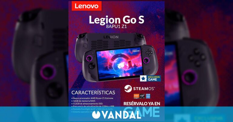 Obtenez le nouveau modèle Lenovo Legion Go S exclusif au jeu avec 512 Go de vapeur