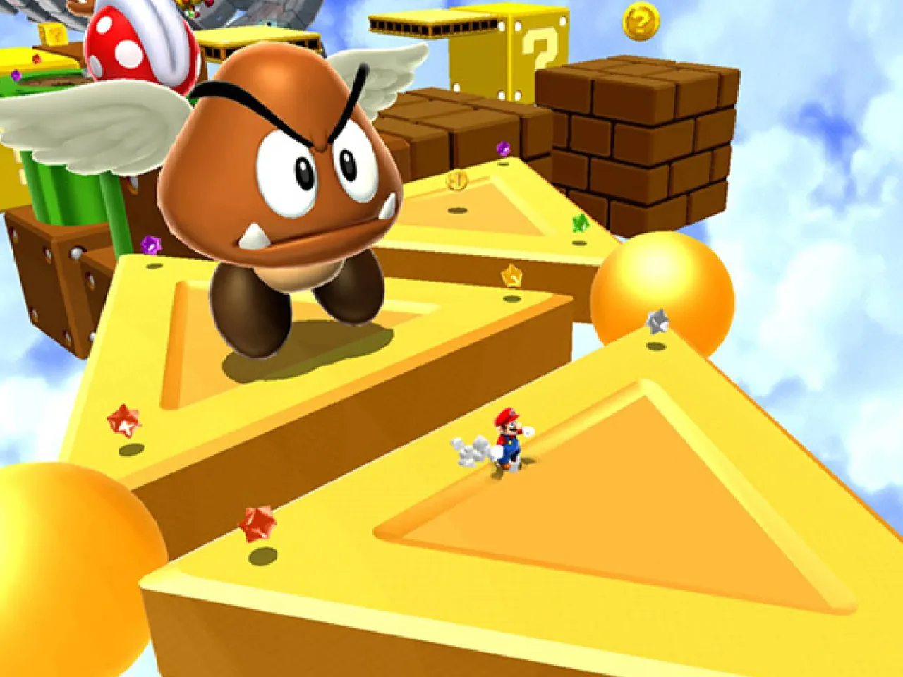 Capture d'écran Super Mario Galaxy