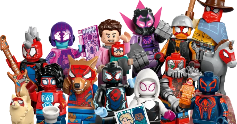 Vous obtenez ceci dans le LEGO à travers les sacs Spider-Verse