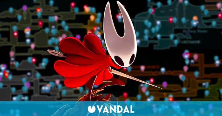 Il s'agit de la carte interactive de Silksong dont vous avez besoin pour faire du nouveau chevalier creux à 100%
