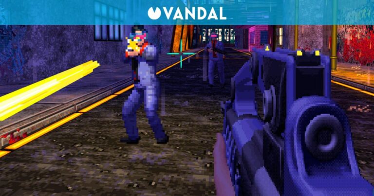 Un samurai cyberpunk dans un tireur avec le gameplay de Duke Nukem et la progression d'un RPG