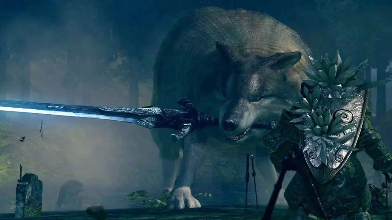 Dark Souls Grand Loup Gris Sif