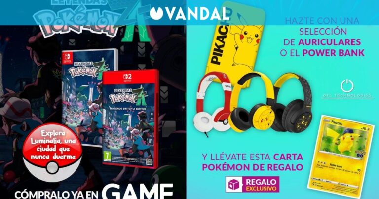 Pokémon Légendes : ZA est désormais en vente chez GAME avec une figurine exclusive et toutes sortes de merchandising