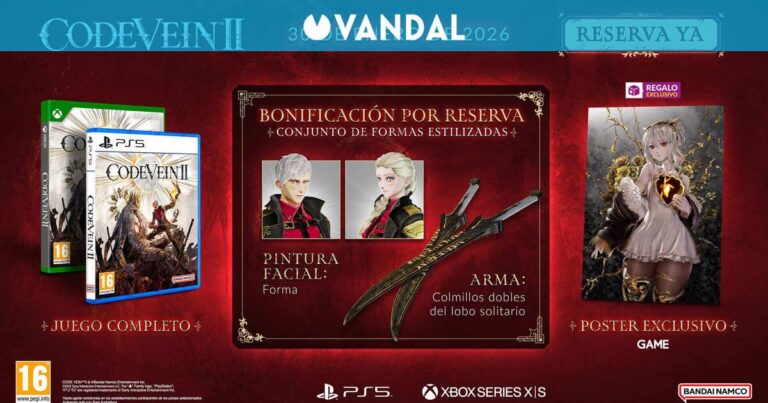Précommandez Code Vein 2 sur GAME et obtenez une affiche exclusive et un DLC gratuit