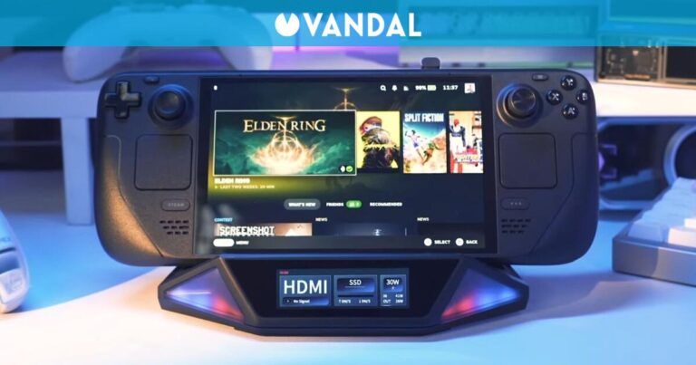 Ce dock sophistiqué pour Steam Deck comprend un emplacement M.2, un écran, une ventilation active et une multitude de ports