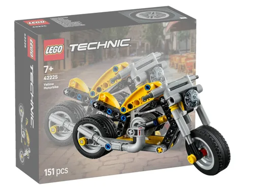 LEGO Technic 42225 La moto jaune