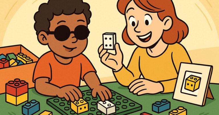 Saviez-vous qu'il existe des LEGO Braille pour les enfants aveugles et malvoyants ?