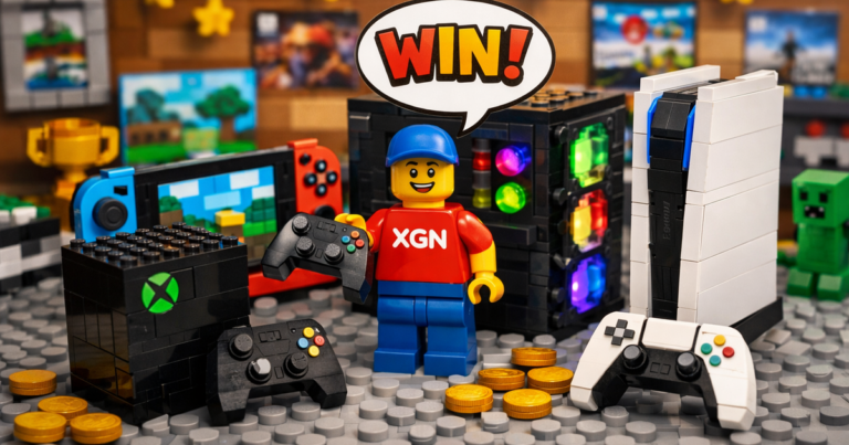 Prix ​​vague : Choisissez votre prix – gagnez gratuitement un ensemble LEGO ou un jeu préféré !