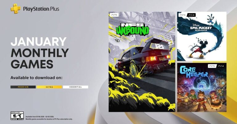 NFS Unbound et bien d’autres arriveront sur PS Plus en janvier