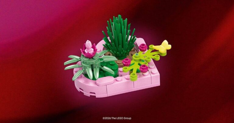 Aux alentours de la Saint-Valentin, vous pouvez construire quelque chose de spécial dans les magasins LEGO