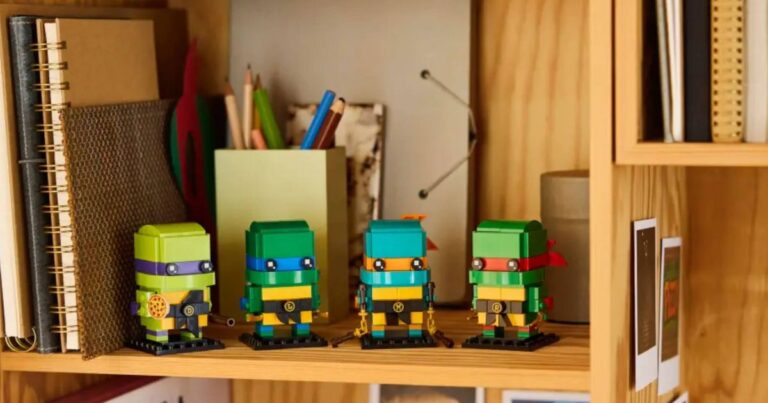 Qu'apporte le set LEGO BrickHeadz 40878 Teenage Mutant Ninja Turtles Figures ?