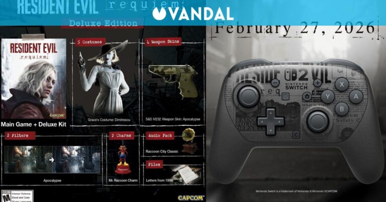 Resident Evil Requiem confirme le prix, les éditions et même un amiibo et une manette pour Nintendo Switch 2