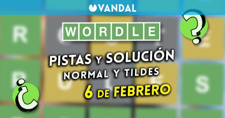Wordle en espagnol et accents aujourd'hui, vendredi 6 février : Indices et solution au mot caché