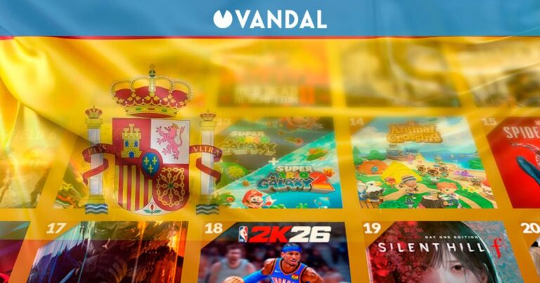 GAME Spain révèle les jeux les plus vendus en 2025, avec un gagnant clair