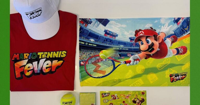 Gagnez ce pack exclusif Mario Tennis Fever de Nintendo – comprenant une chemise, une casquette et bien plus encore !