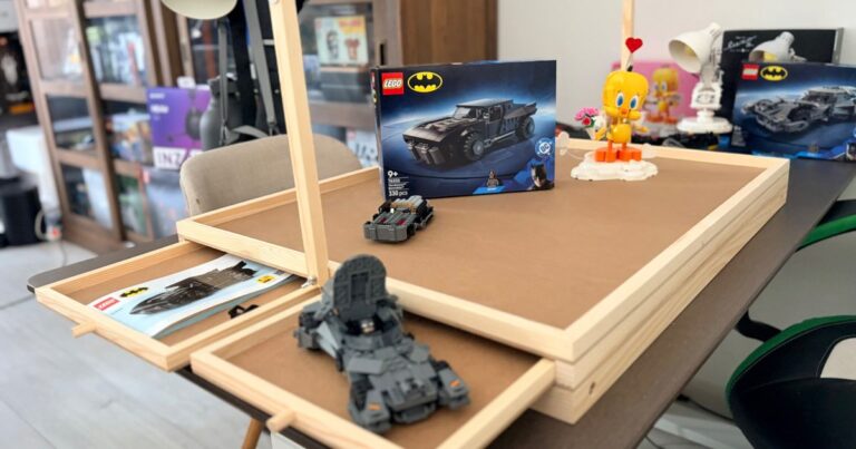 La table LEGO et puzzle chez Action est de nouveau en stock