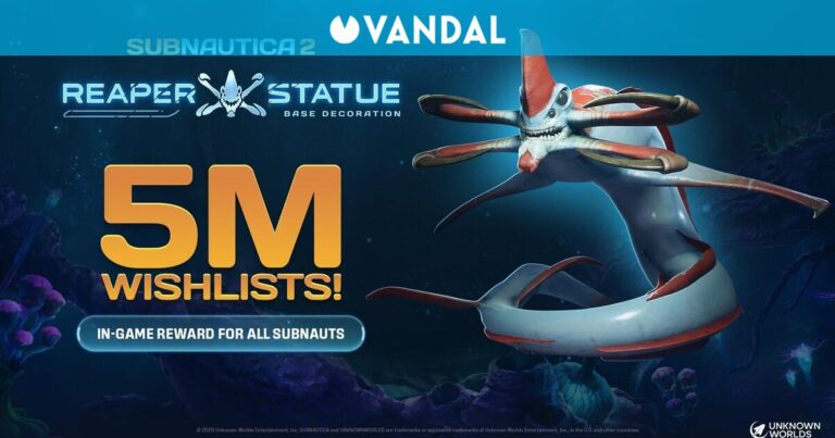 Subnautica 2 promet de faire du rock : il a déjà dépassé les 5 millions de vœux sur Steam et il est célébré avec un cadeau