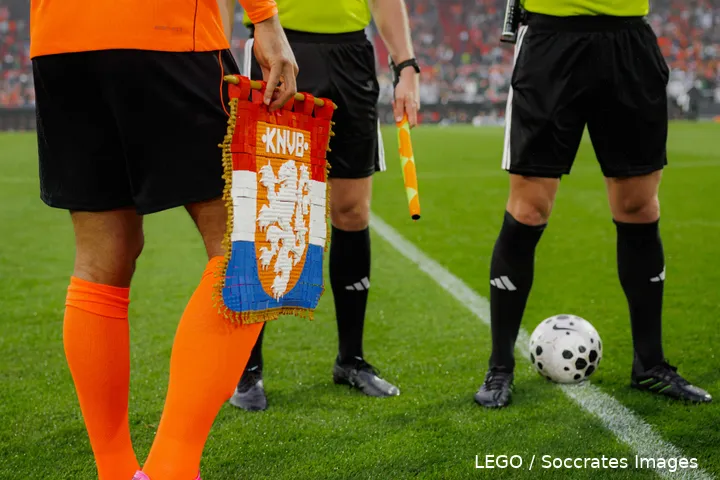 Bannière orange KNVB LEGO