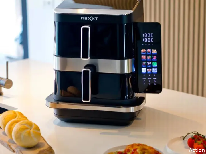 Friteuse à air Nexxt 2-en-1 avec four à pizza