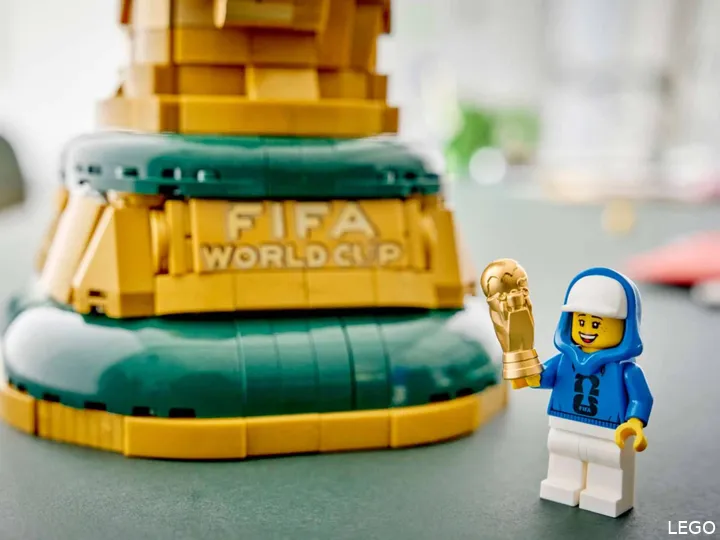 Trophée de la Coupe du monde des éditions LEGO