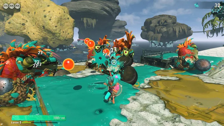 Action des Splatoon Raiders
