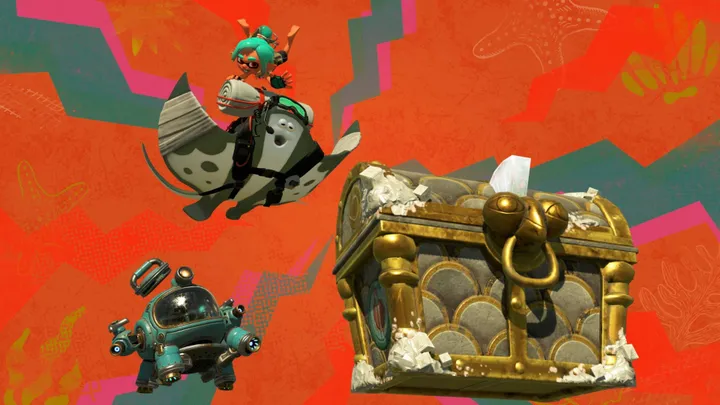 Cinématique du coffre au trésor de Splatoon Raiders