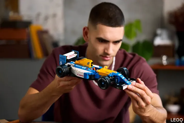 icônes lego williams racing fw14b nigel mansell