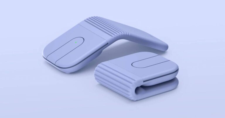 Cette nouvelle souris Logitech se replie comme un téléphone à clapet
