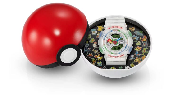 Cette nouvelle montre Pokémon de Casio est une pièce de collection instantanée