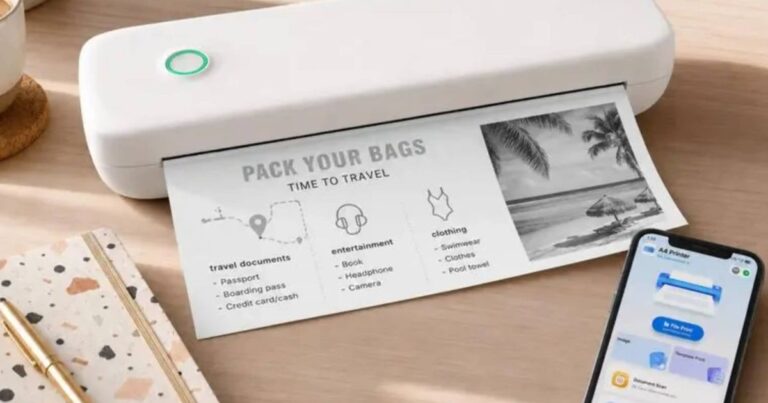 Connaissez-vous déjà ce gadget d'action pratique ? Cette imprimante tient simplement dans votre sac